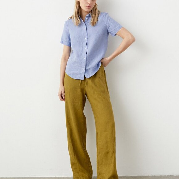 #4 Britney Denim Top & Mustard pants - Picture 2 of 2